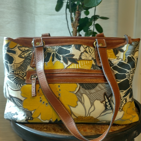🦚 GAL Flowered Satchel - Picture 2 of 6